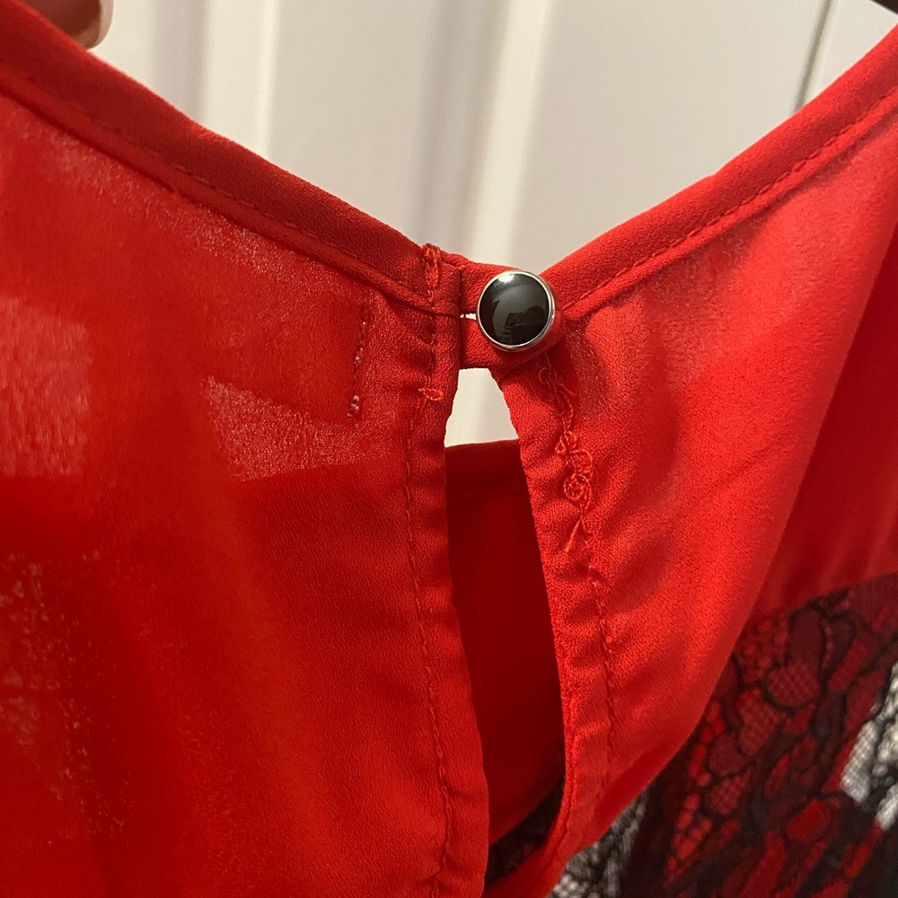 NWT Monteau Los Angeles Res Maxi Dress with Lace details XS - Picture 6 of 9